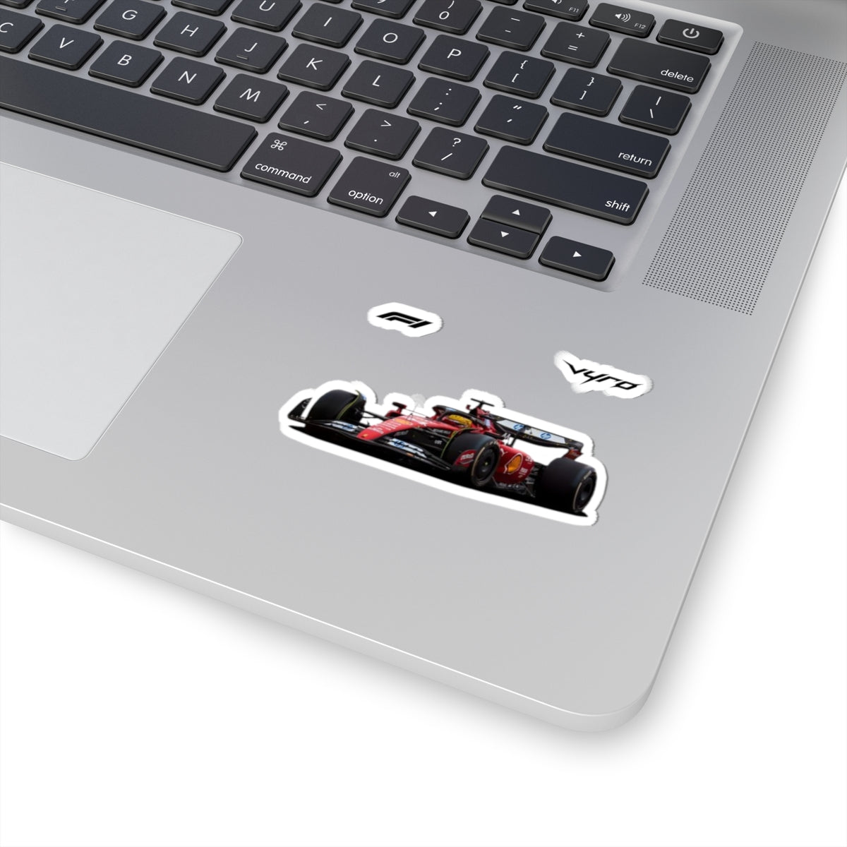 Racing Formula Car Kiss-Cut Sticker Pack — Sports Car Laptop Decals