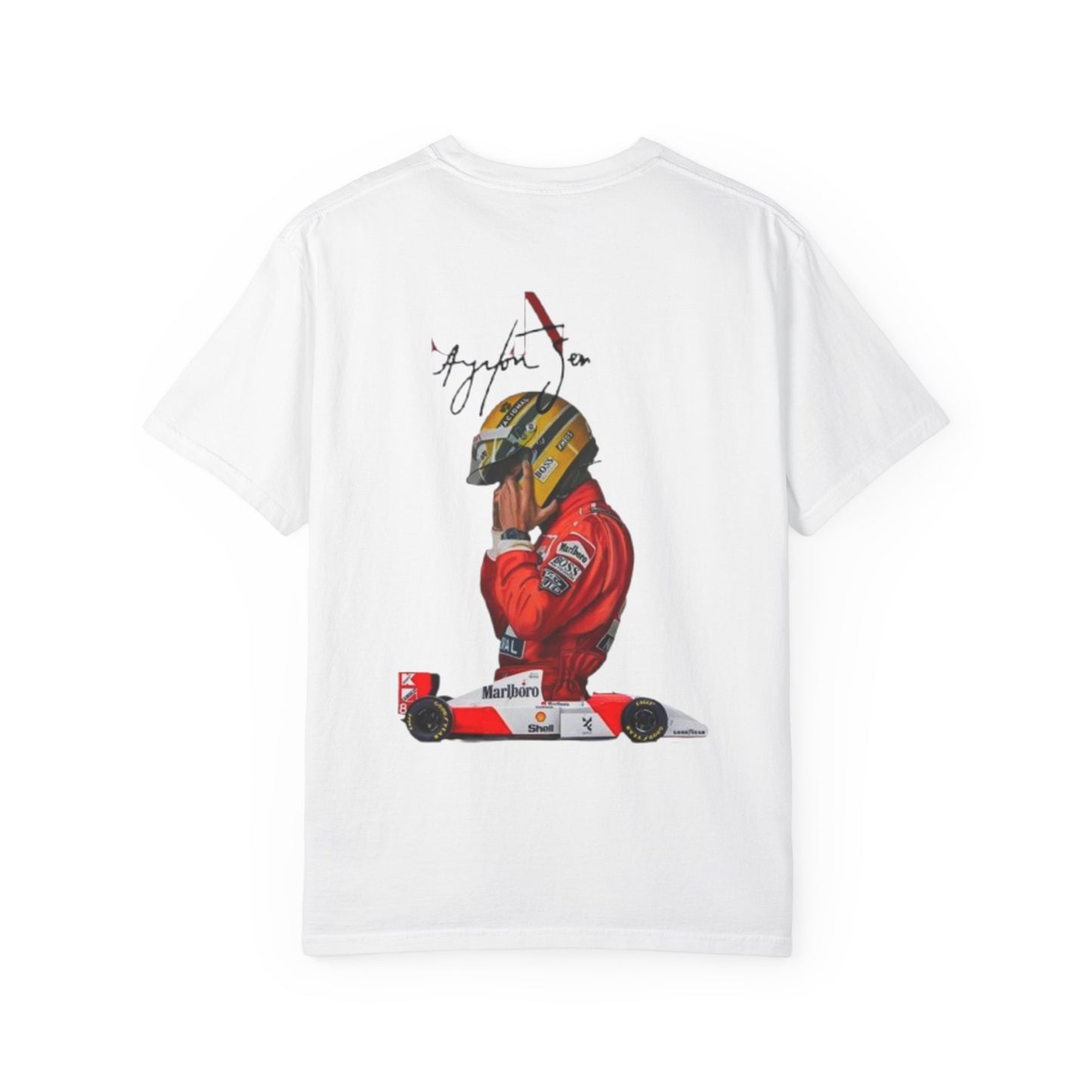 T-Shirt — Vintage Formula Racing Graphic Tee (Driver Illustration, F1 Inspired)