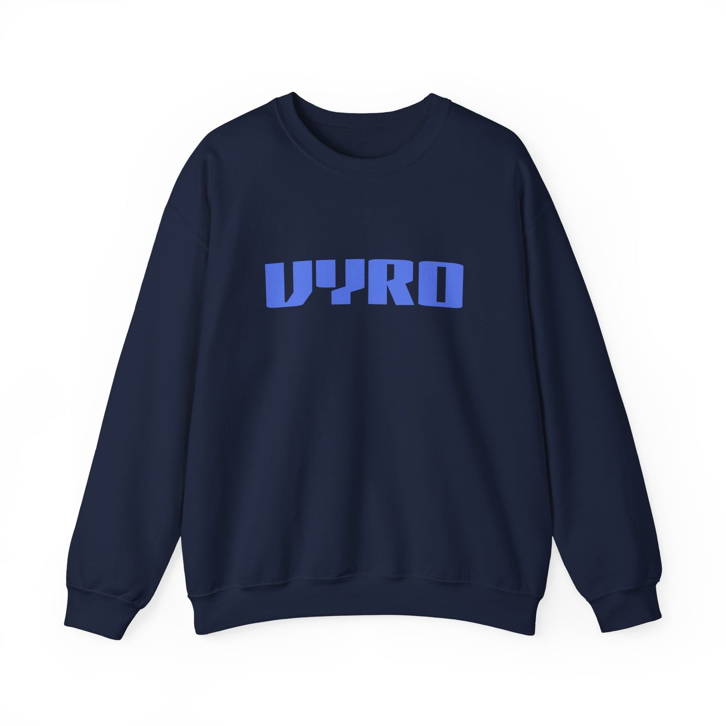 Vyro Logo Sweatshirt — Minimal White Crewneck