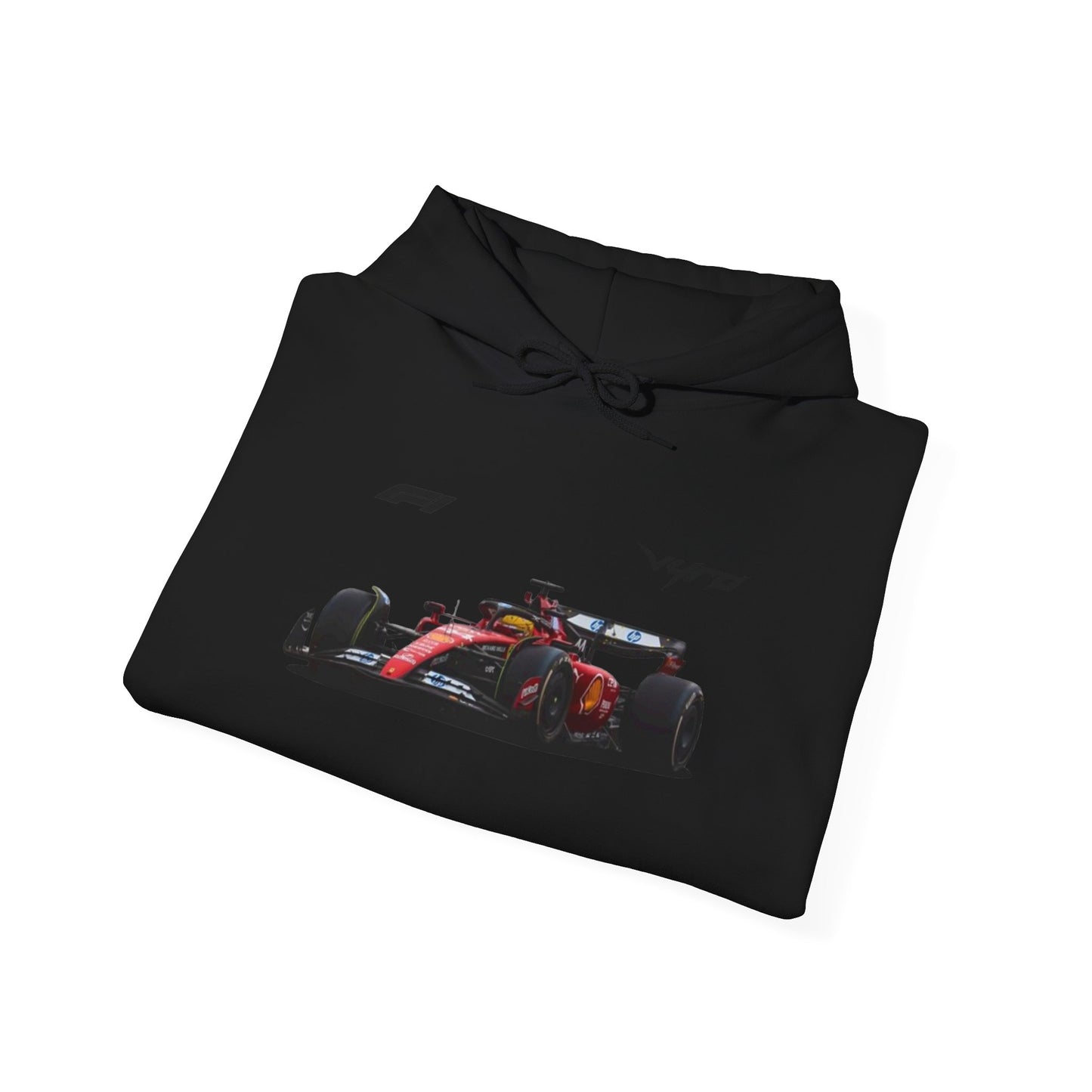 Racing Car Hoodie — Red Formula Racer Graphic Hooded Sweatshirt