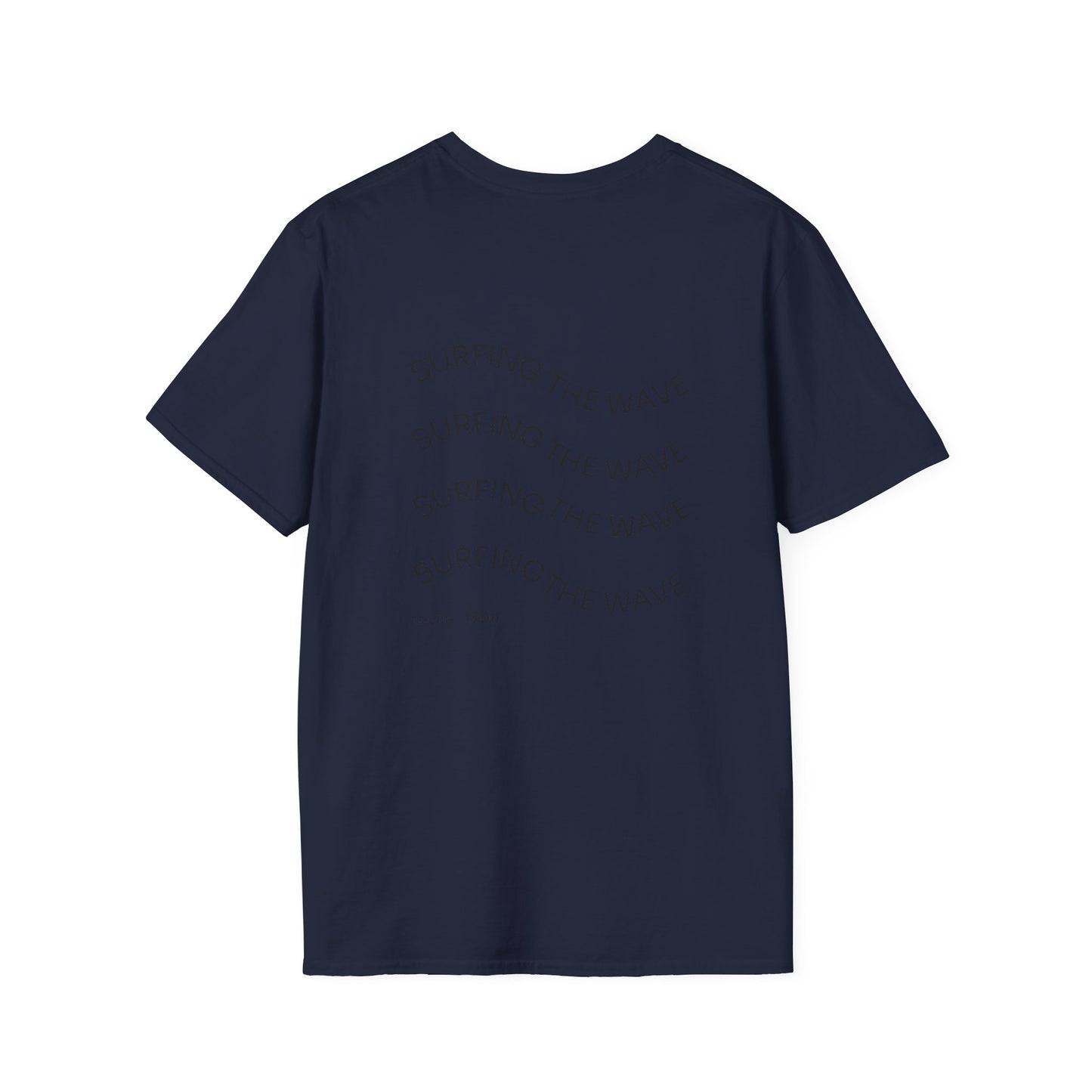 T-Shirt — Tropical Palm Beach Graphic Tee with 'vyro' Text