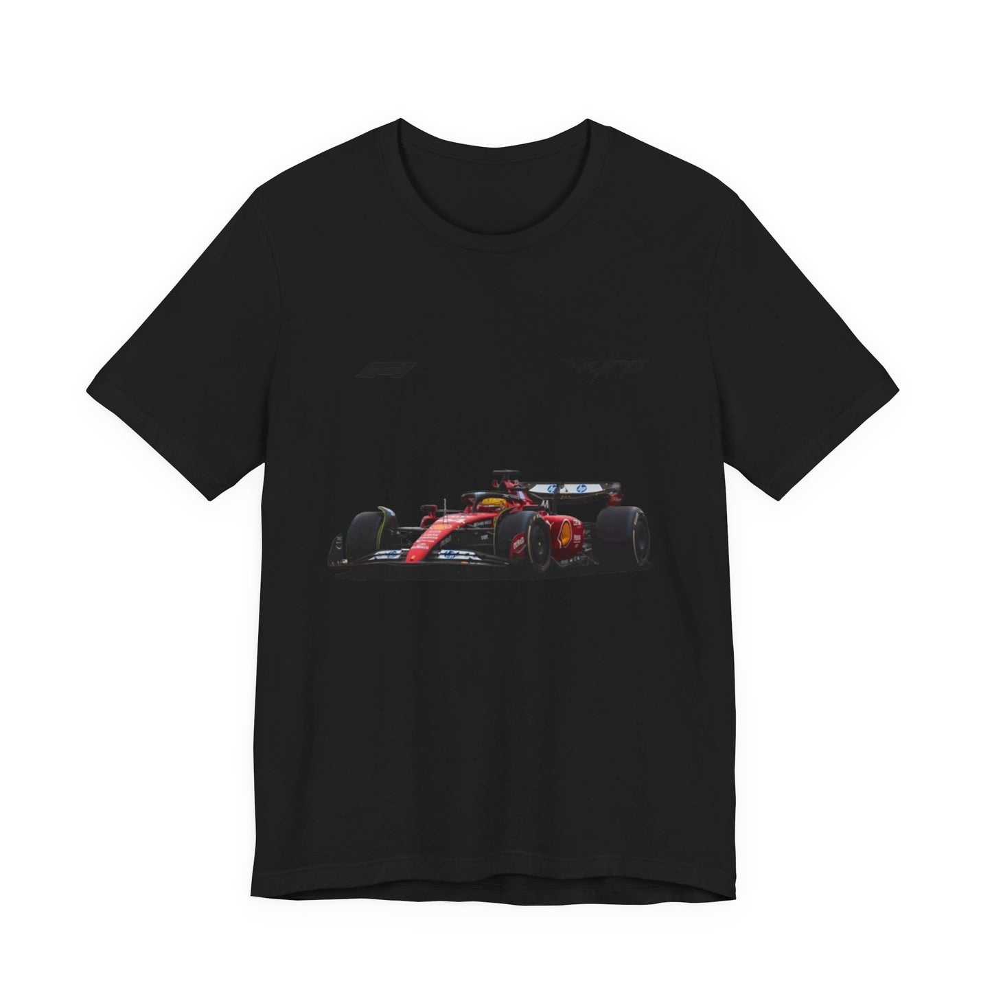 Formula One Race Car T‑Shirt — Red Single-Seater Graphic Tee