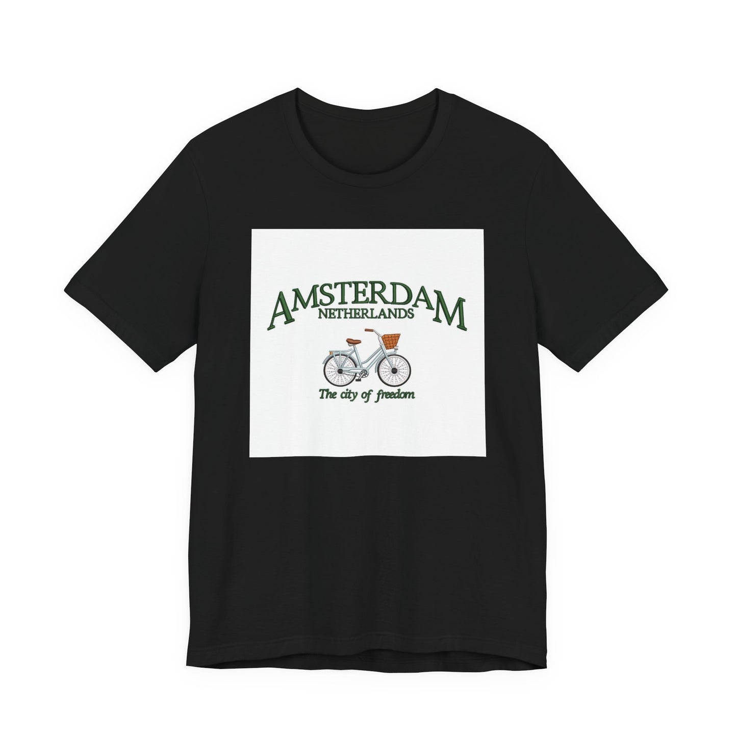 Amsterdam Bicycle Tee – Vintage 'The City of Freedom' Netherlands Shirt