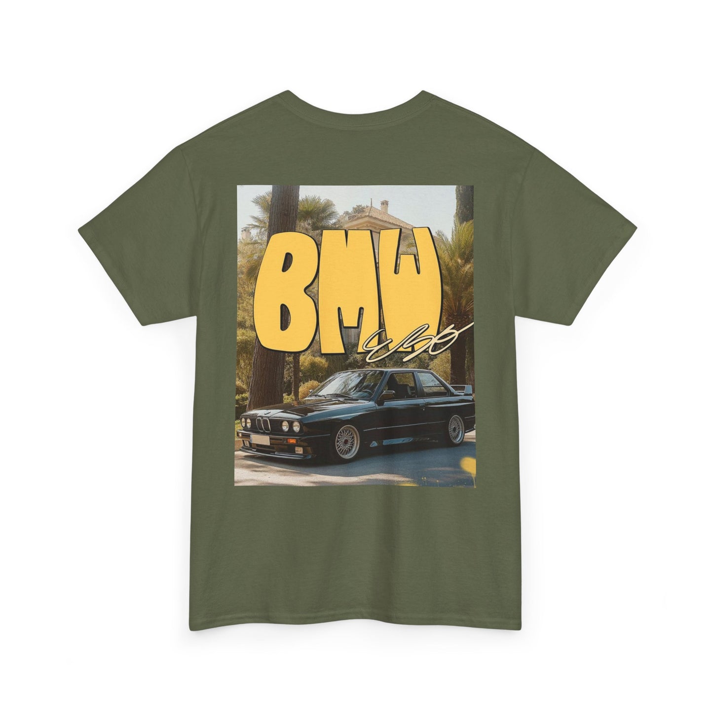 Vyro Graphic Tee — Retro BMW E30 Car Design T-Shirt