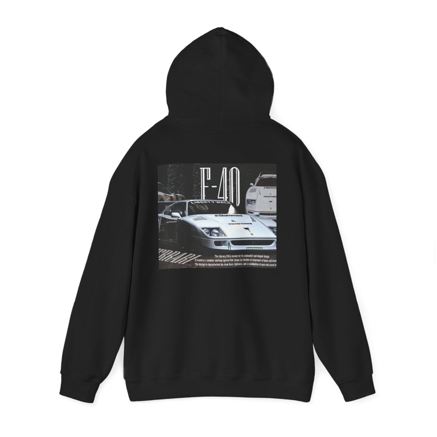 Vintage Supercar Hoodie — Vyro Logo Streetwear with Classic Racing Photo