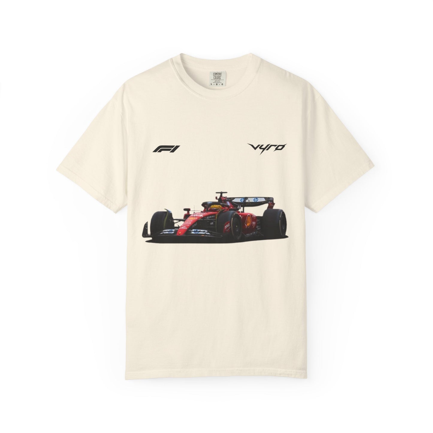 T-Shirt — Vintage Formula Racing Graphic Tee (Driver Illustration, F1 Inspired)