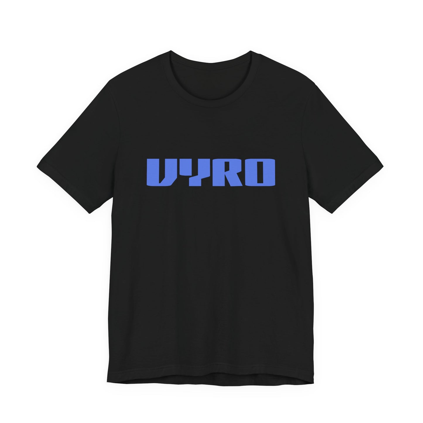 Vyro Logo Tee — Minimal Blue Graphic T-Shirt