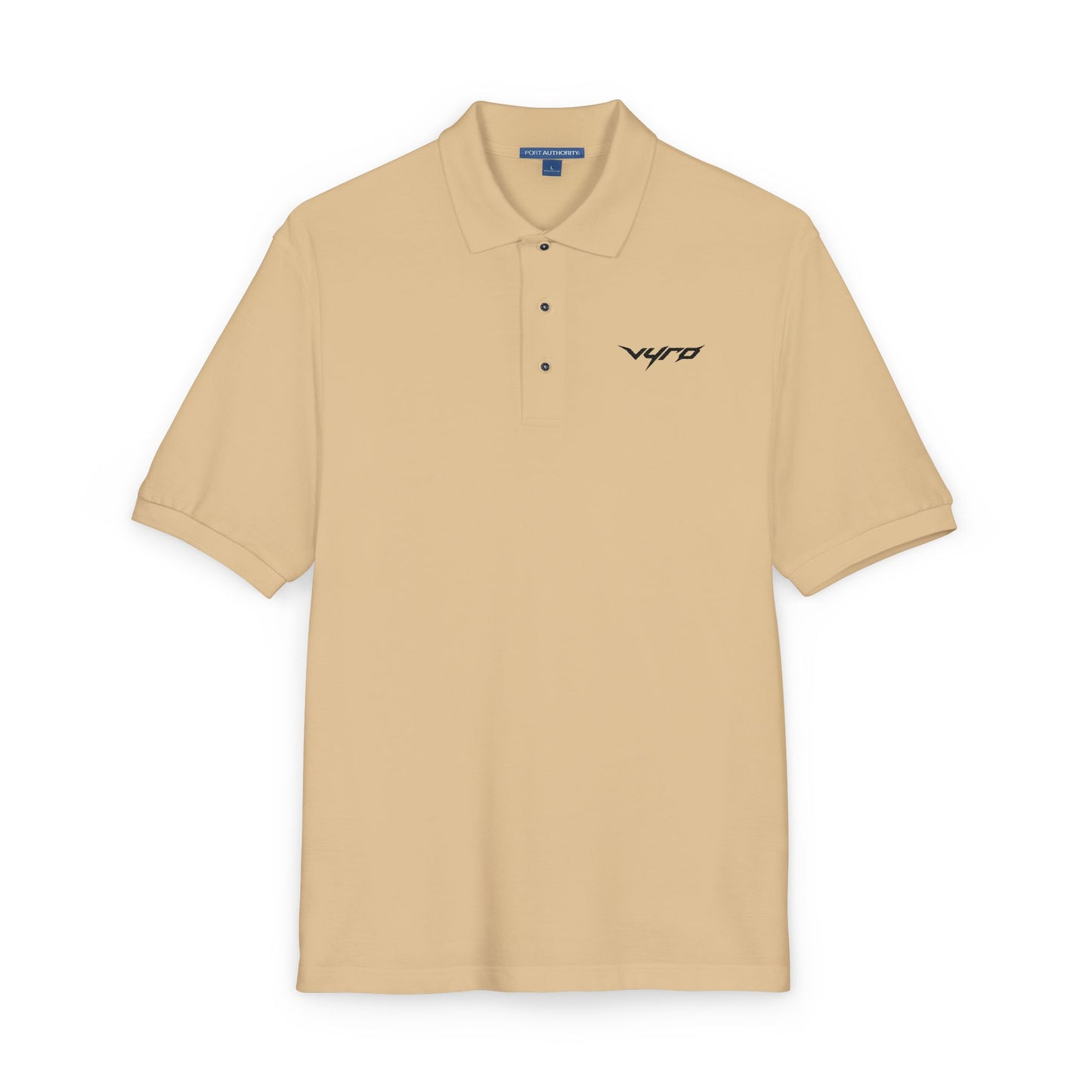 Embroidered Minimal Logo Polo Shirt — Classic Casual Work & Golf Tee