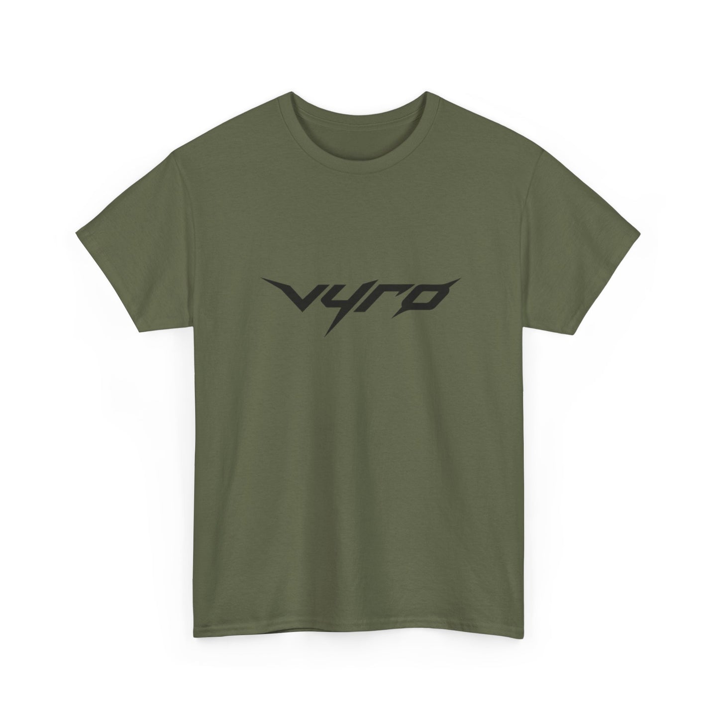 Summer Vibes Graphic Tee — 'Vyro' Logo & Beach Icon Back