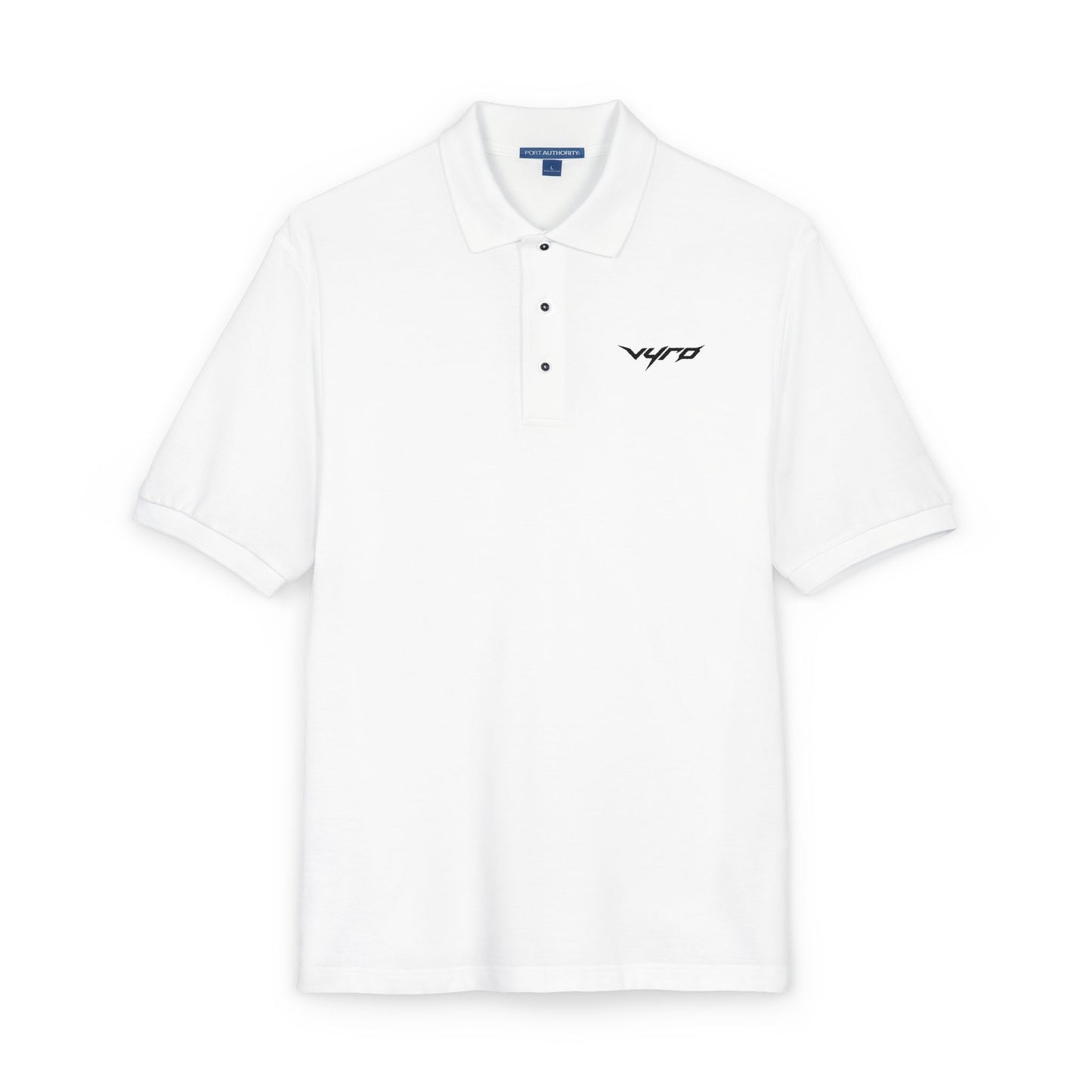 Embroidered Minimal Logo Polo Shirt — Classic Casual Work & Golf Tee