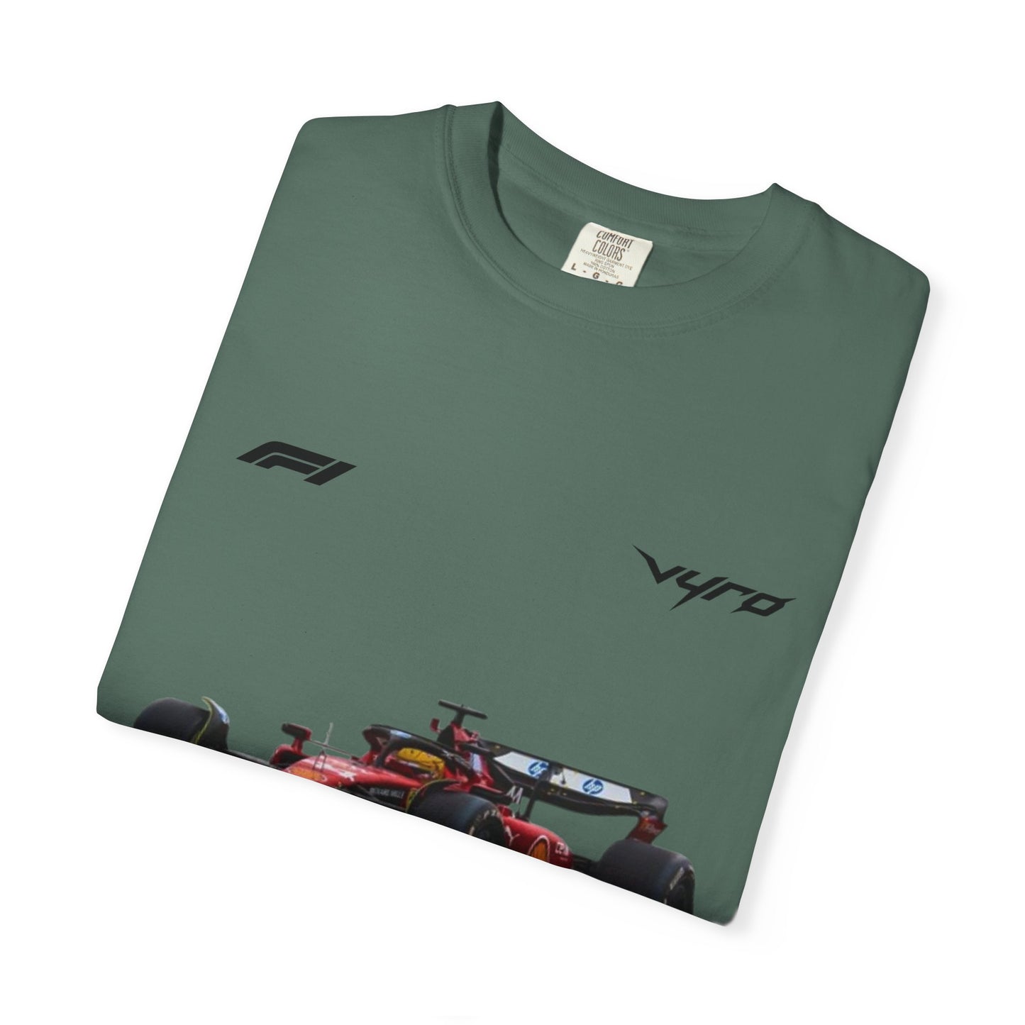 T-Shirt — Vintage Formula Racing Graphic Tee (Driver Illustration, F1 Inspired)