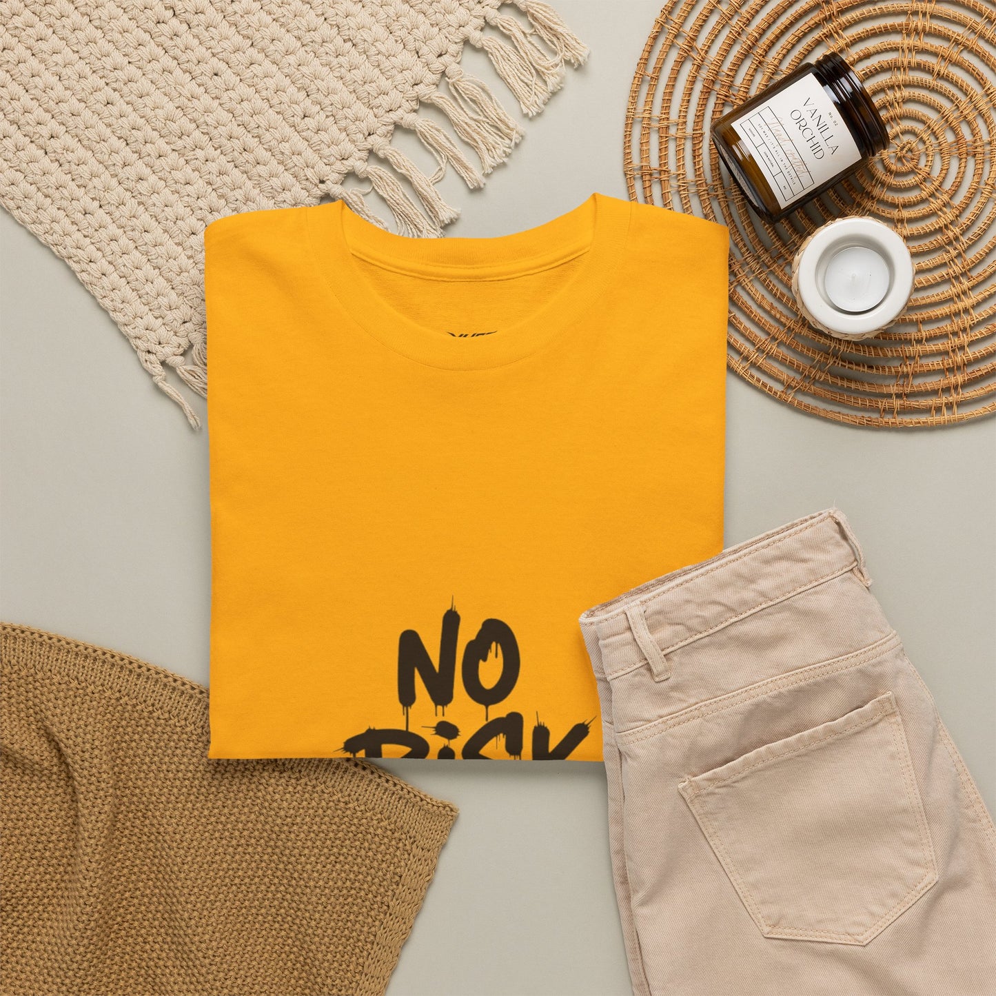 Beyond Adventure Tee — "No Risk No Fun" Graphic T‑Shirt