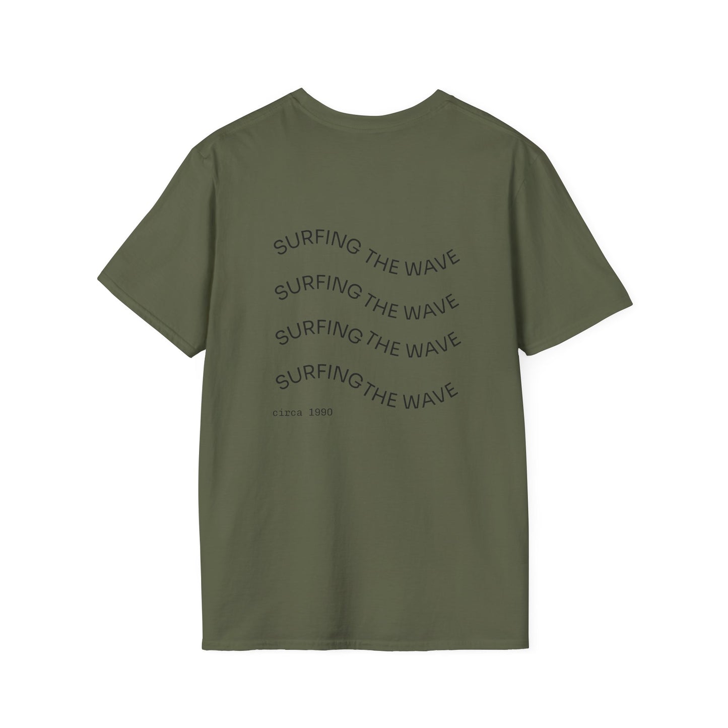 T-Shirt — Tropical Palm Beach Graphic Tee with 'vyro' Text