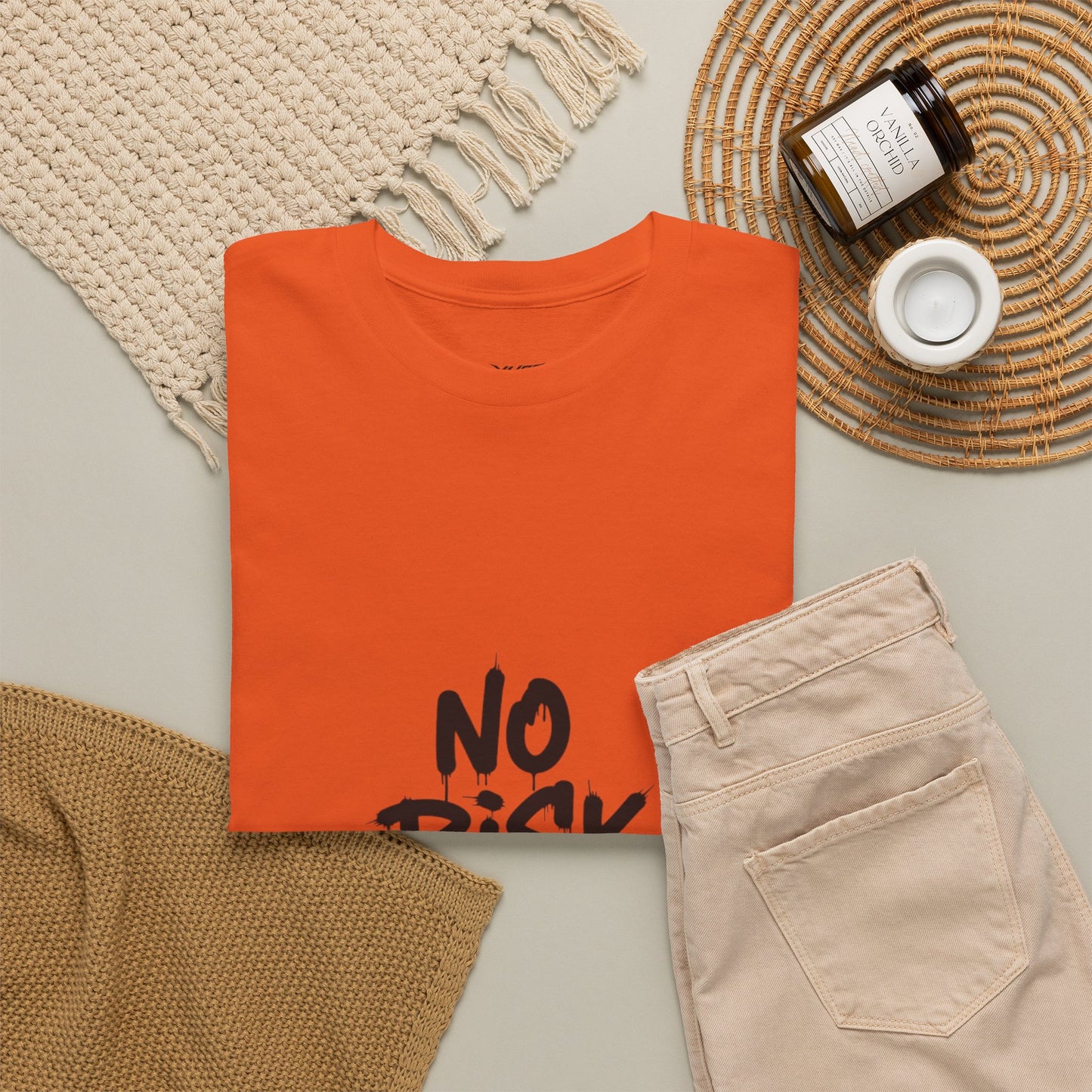 Beyond Adventure Tee — "No Risk No Fun" Graphic T‑Shirt