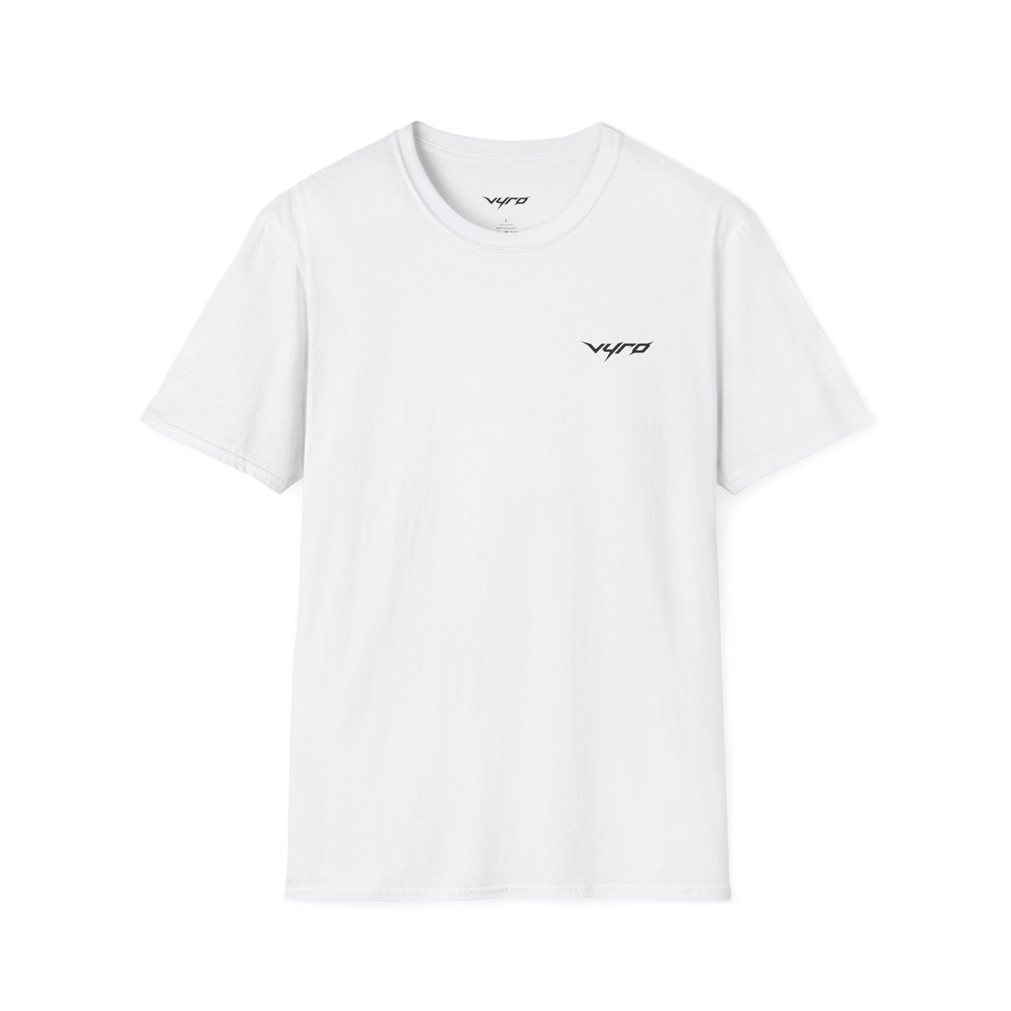Minimalist Micrologo T‑Shirt — Small Chest Emblem Casual Tee
