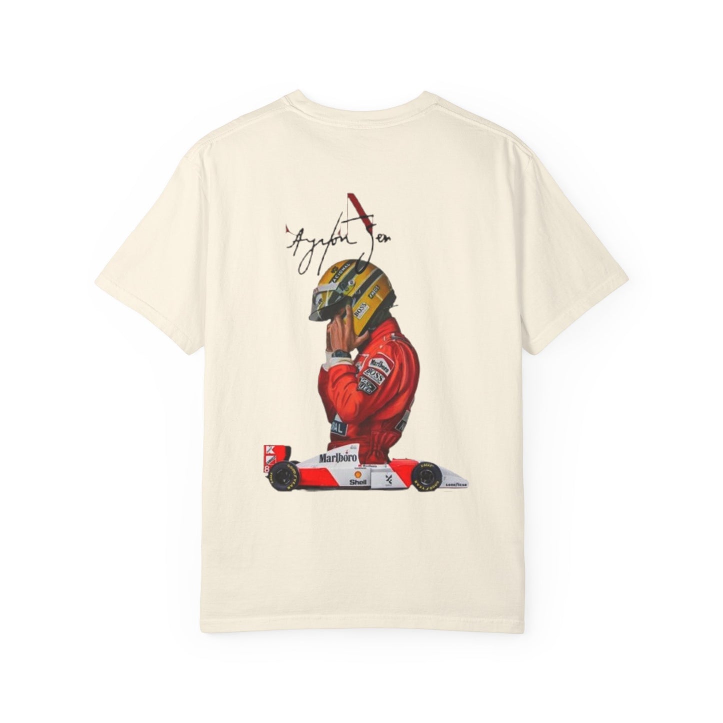T-Shirt — Vintage Formula Racing Graphic Tee (Driver Illustration, F1 Inspired)
