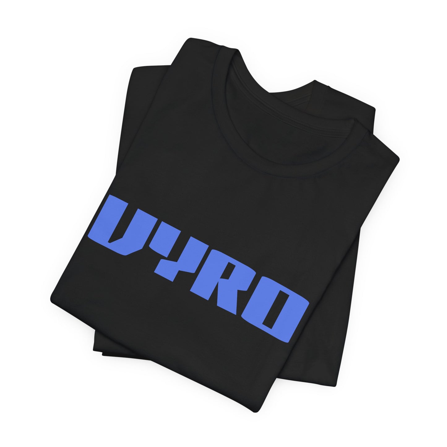 Vyro Logo Tee — Minimal Blue Graphic T-Shirt
