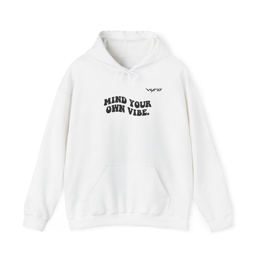 Mind Your Own Vibe Hoodie — Minimal Graphic Pullover