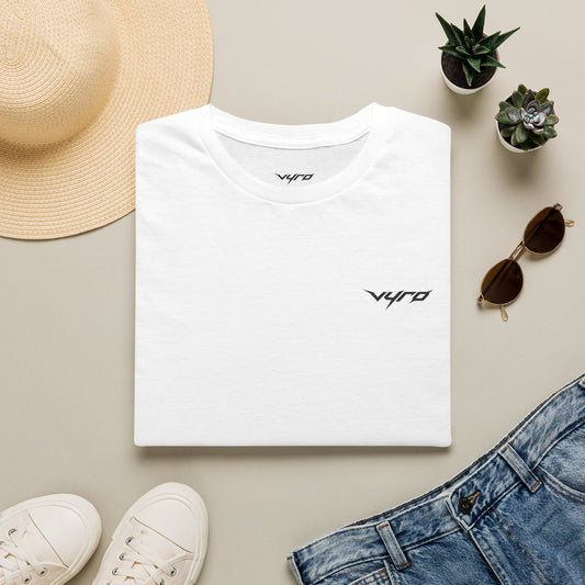 Minimalist Micrologo T‑Shirt — Small Chest Emblem Casual Tee