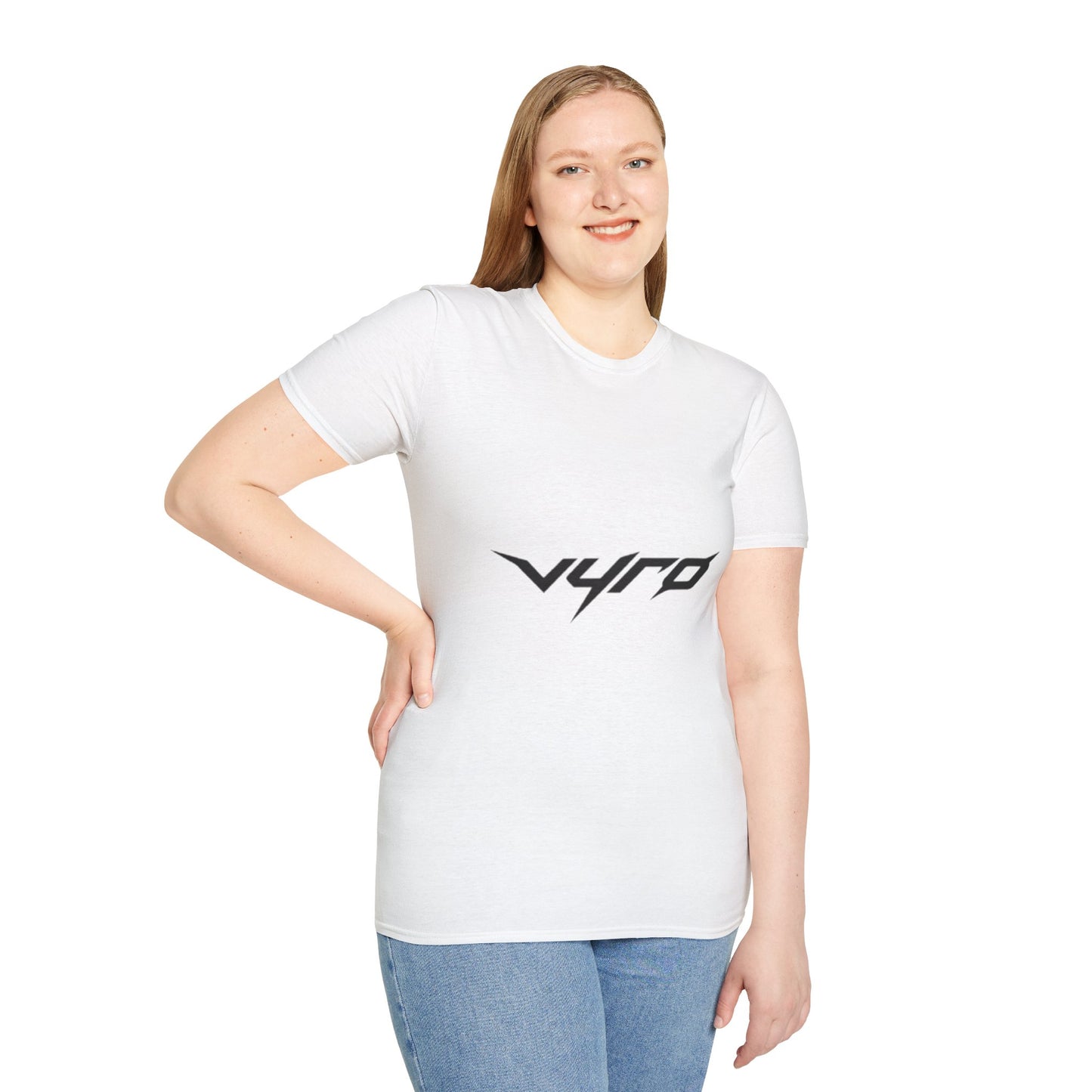 V4RO Logo T-Shirt — Minimal Tech Streetwear Graphic Tee