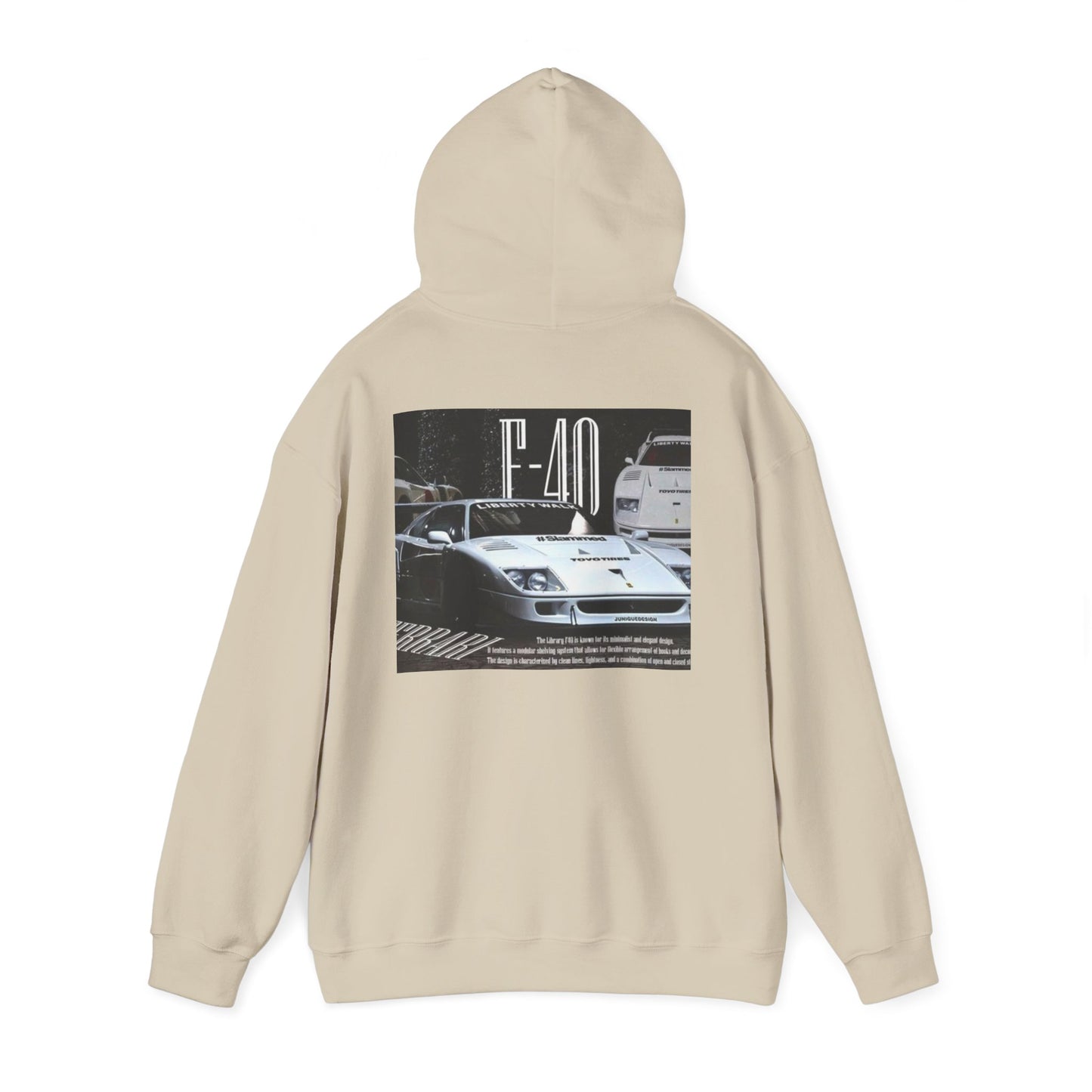 Vintage Supercar Hoodie — Vyro Logo Streetwear with Classic Racing Photo