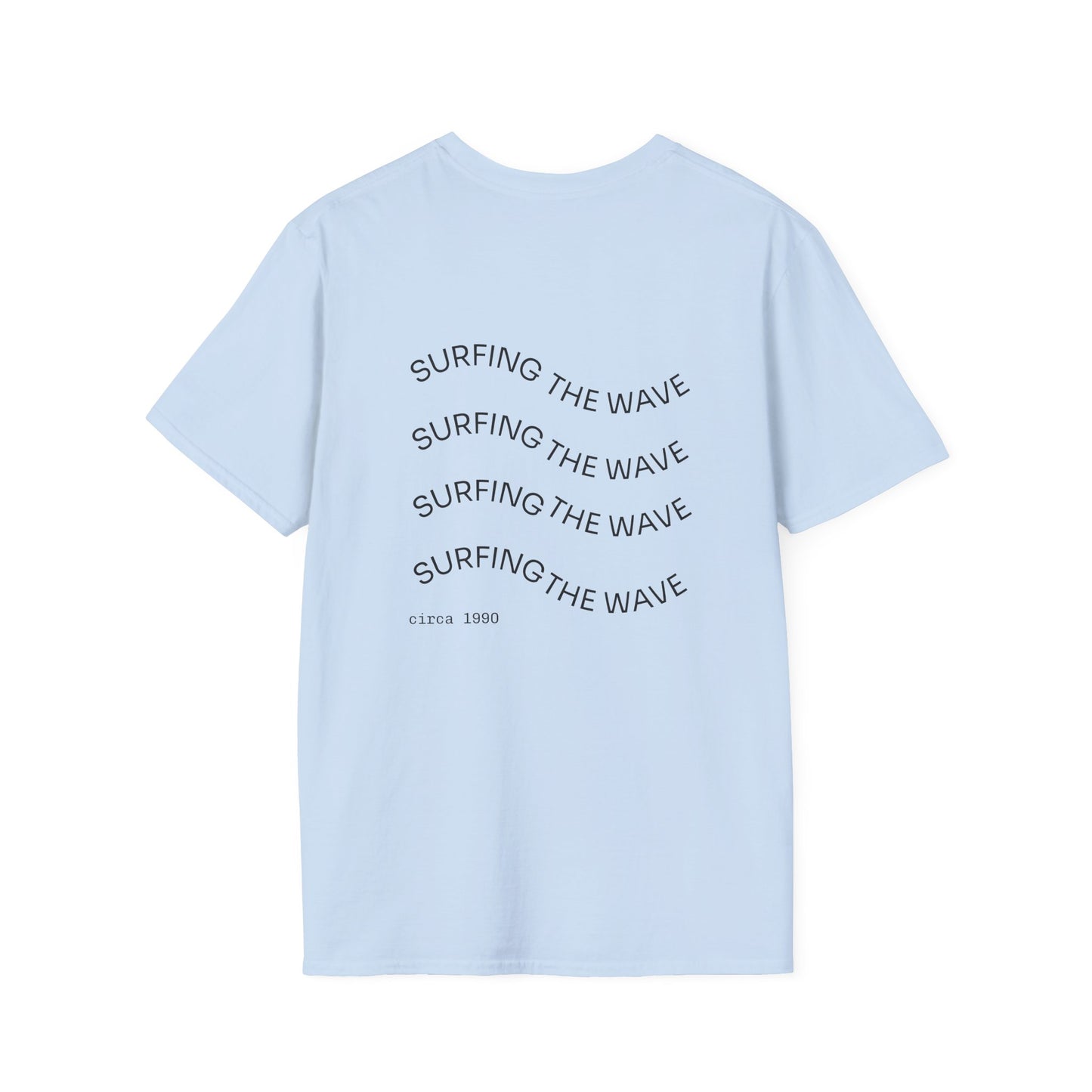 T-Shirt — Tropical Palm Beach Graphic Tee with 'vyro' Text